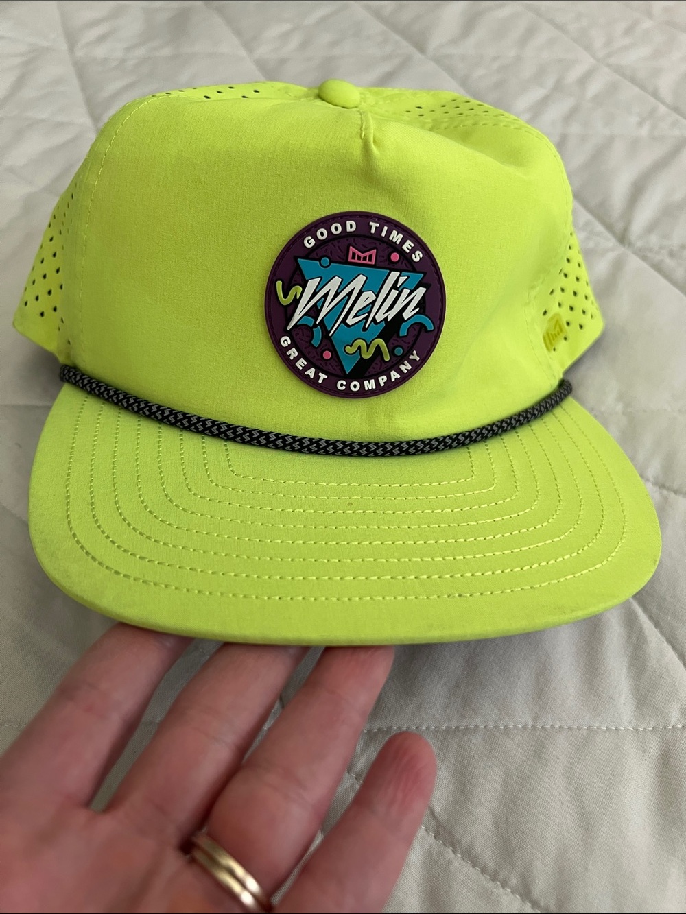 RARE Melin Coronado Hydro Snapback Hat Neon Collection - 58cm / medium